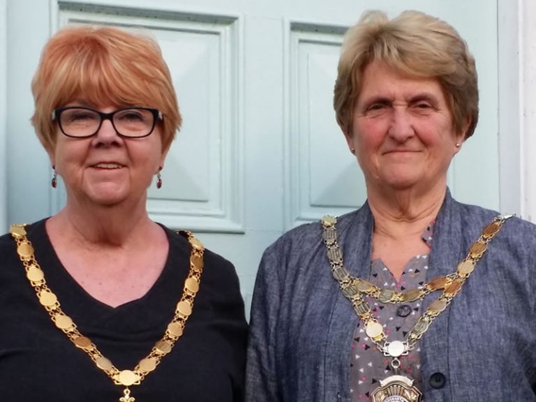 Newly elected Town Mayor