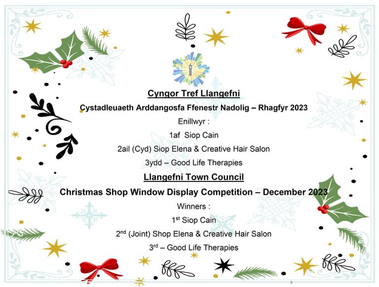 Christmas Shop Window Display Competition – December 2023